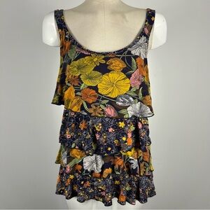 ❤️ Weston Wear Navy Floral Dress Size M